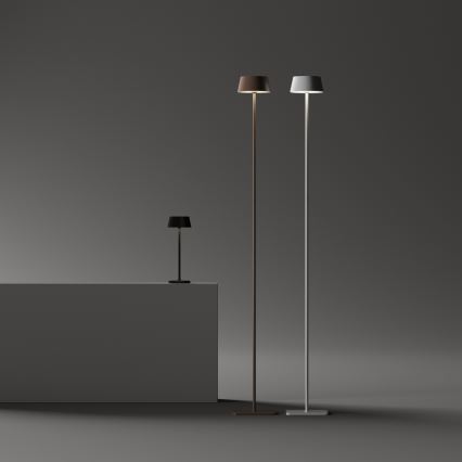 Ideal Lux - LED stmievateľná dotyková vonkajšia lampa PURE LED/1,5W/3,7V 2200 mAh CRI 90 IP54 čierna