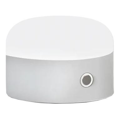 Ideal Lux - LED Stmievateľná dotyková stolná lampa MIGNON LED/5W/5V 1500 mAh pr. 10 cm CRI 90 biela