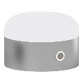 Ideal Lux - LED Stmievateľná dotyková stolná lampa MIGNON LED/5W/5V 1500 mAh pr. 10 cm CRI 90 lesklý chróm
