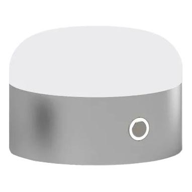 Ideal Lux - LED Stmievateľná dotyková stolná lampa MIGNON LED/5W/5V 1500 mAh pr. 10 cm CRI 90 lesklý chróm
