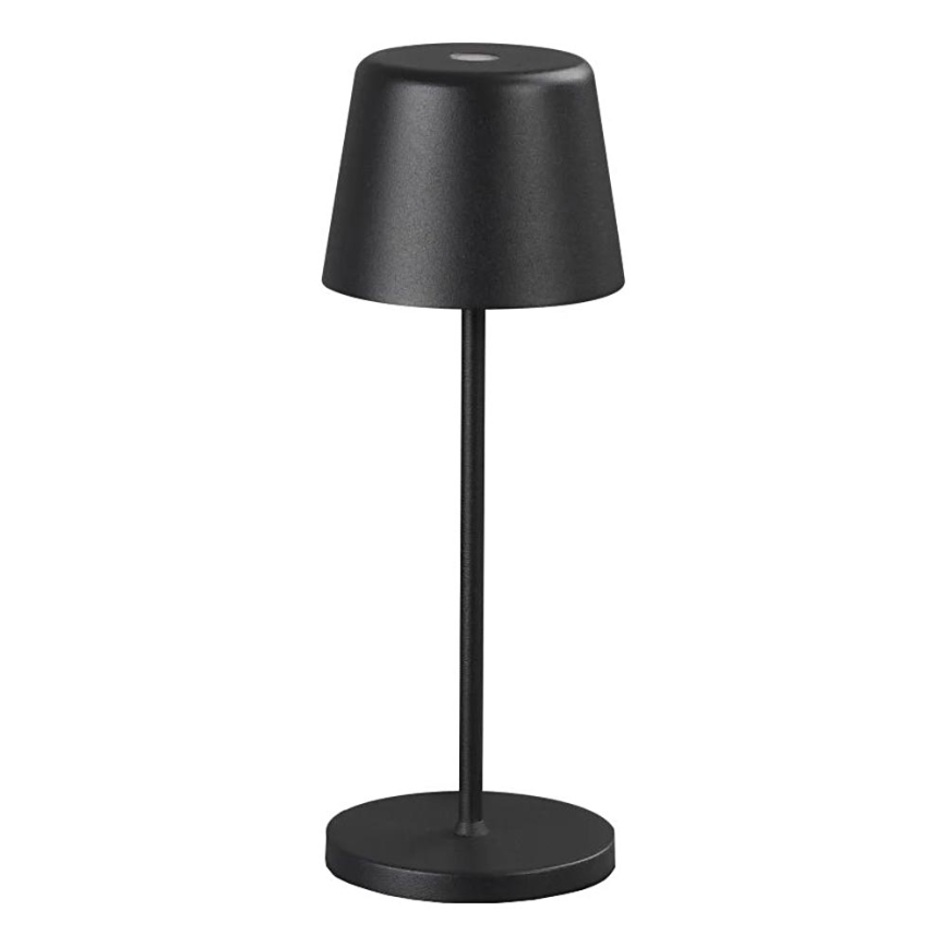 Ideal Lux - LED Stmievateľná dotyková vonkajší stolná lampa CUTE LED/2,5W/3,7V USB 2200-2700K IP65 čierna