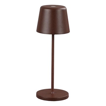 Ideal Lux - LED Stmievateľná dotyková vonkajší stolná lampa CUTE LED/2,5W/3,7V USB 2200-2700K IP65 hnedá