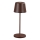 Ideal Lux - LED Stmievateľná dotyková vonkajšia stolná lampa CUTE LED/2,5W/3,7V USB 2200-2700K 3000 mAh IP65 hnedá