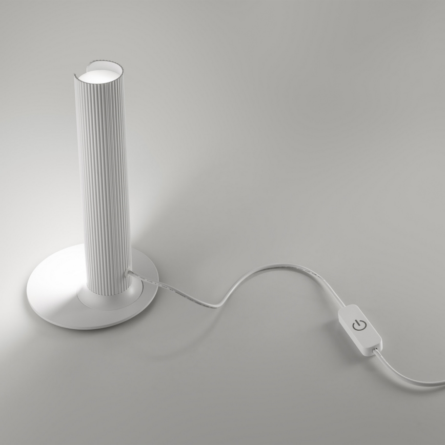 Ideal Lux - LED stmievateľná stolová lampa DORICA LED/8W/230V CRI 90 biela
