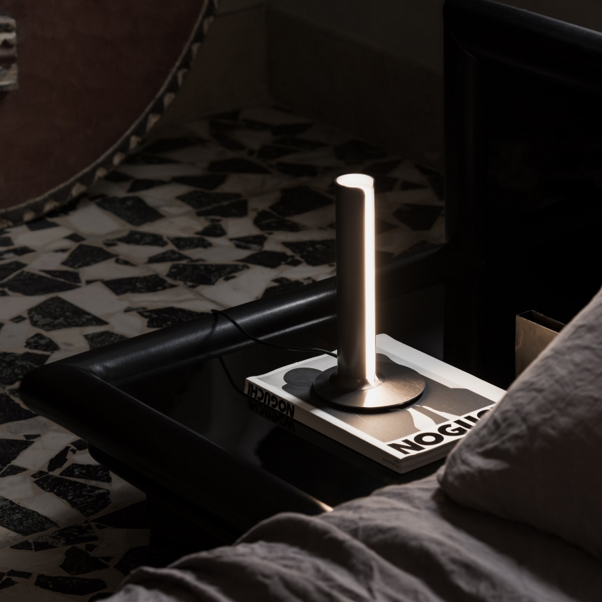 Ideal Lux - LED stmievateľná stolová lampa DORICA LED/8W/230V CRI 90 čierna