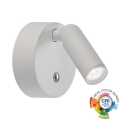Ideal Lux - LED stmievateľné nabíjacie dotykové nástenné bodové svietidlo BEAN LED/3W/5V 2200 mAh CRI 95 biela