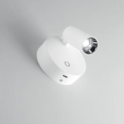 Ideal Lux - LED stmievateľné dotykové nástenné bodové svietidlo ELF LED/3W/230V CRI 95 biela