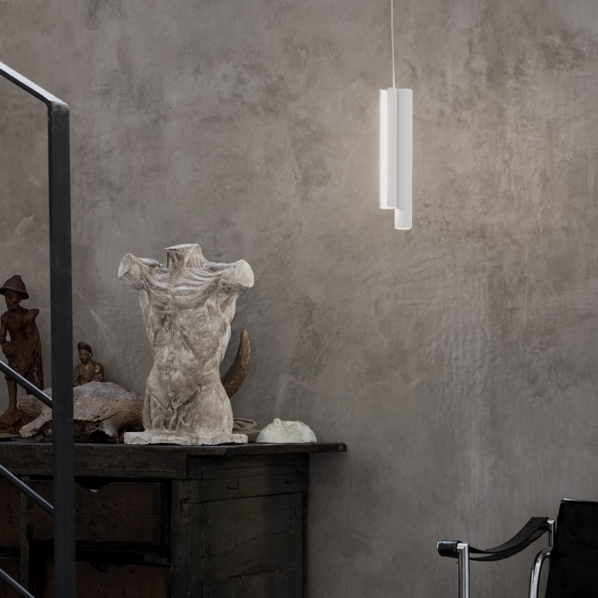 Ideal Lux - LED stmievateľný závesný luster DORICA 3xLED/9W/230V CRI 90 pr. 9,5 cm biela