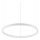 Ideal Lux - LED Stmievateľný luster na lanku ORACLE SLIM LED/28W/230V 4000K pr. 50 cm CRI 90 biela