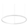 Ideal Lux - LED Stmievateľný luster na lanku ORACLE SLIM LED/40W/230V 4000K pr. 70 cm CRI 90 biela