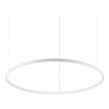 Ideal Lux - LED Stmievateľný luster na lanku ORACLE SLIM LED/43W/230V 3000K pr. 90 cm biela