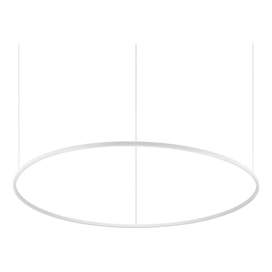 Ideal Lux - LED Stmievateľný luster na lanku ORACLE SLIM LED/83W/230V 4000K pr. 150 cm CRI 90 biela