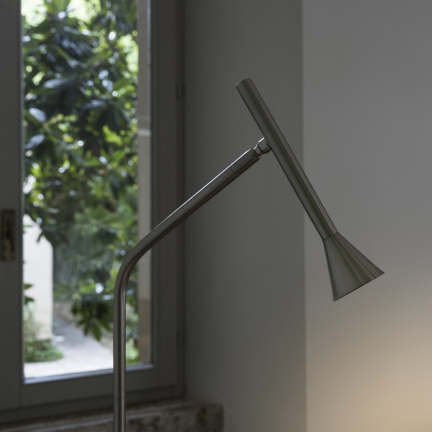 Ideal Lux - LED stojacia lampa DIESIS, 4,5 W/230 V, CRI 95, matný chróm