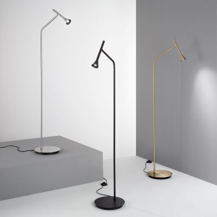 Ideal Lux - LED Stojacia lampa DIESIS LED/4,5W/230V CRI 95 čierna
