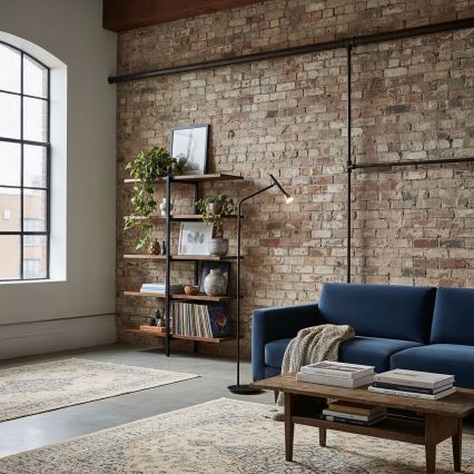 Ideal Lux - LED Stojacia lampa DIESIS LED/4,5W/230V CRI 95 čierna