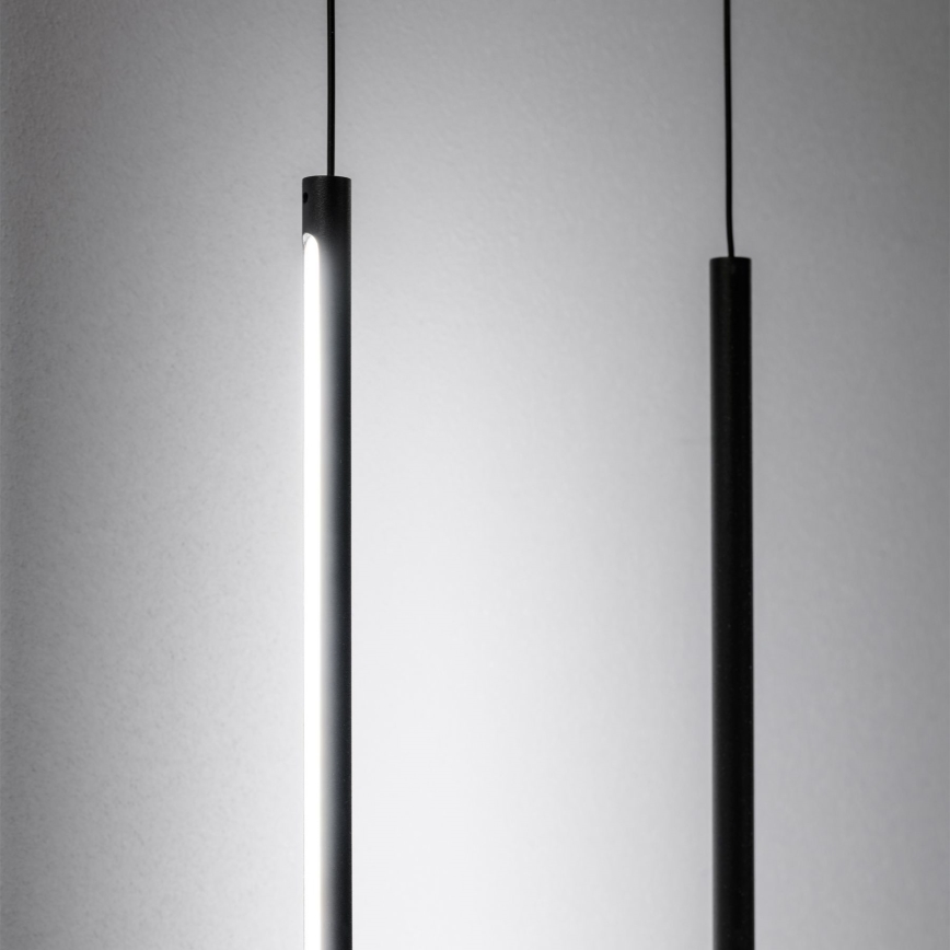 Ideal Lux - LED Stojacia lampa FILO LED/14W/230V 2700K čierna
