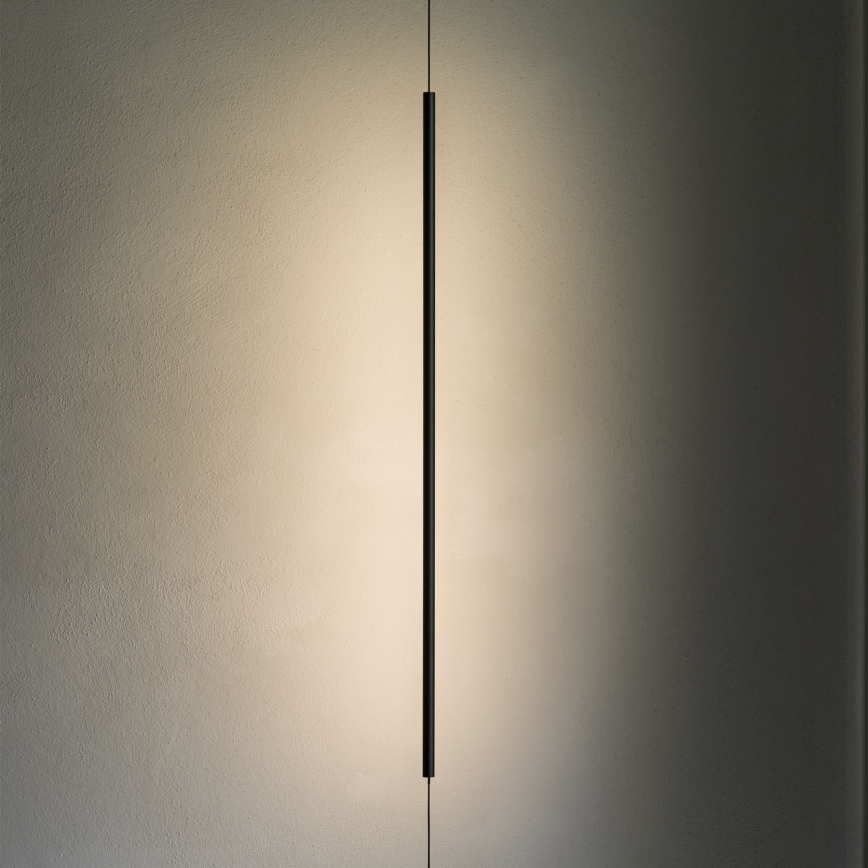 Ideal Lux - LED Stojacia lampa FILO LED/14W/230V 2700K čierna
