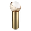 Ideal Lux - LED stolná lampa BLOOM 1xG9/3W/230V zlatá/dymová béžová