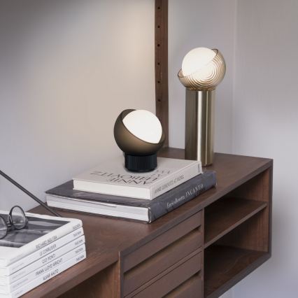 Ideal Lux - LED stolná lampa BLOOM 1xG9/3W/230V zlatá/dymová béžová