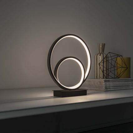 Ideal Lux - LED Stolná lampa OZ LED/22W/230V CRI 90 čierna