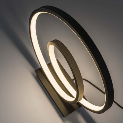 Ideal Lux - LED Stolná lampa OZ LED/22W/230V CRI 90 čierna