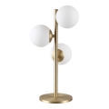 Ideal Lux - LED Stolná lampa PERLAGE 3xG9/3W/230V zlatá/biela