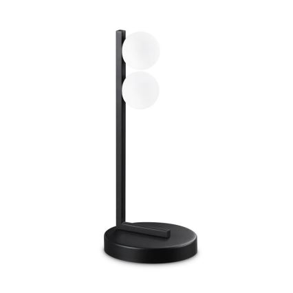Ideal Lux - LED Stolná lampa PING PONG 2xLED/3W/230V CRI 90 čierna