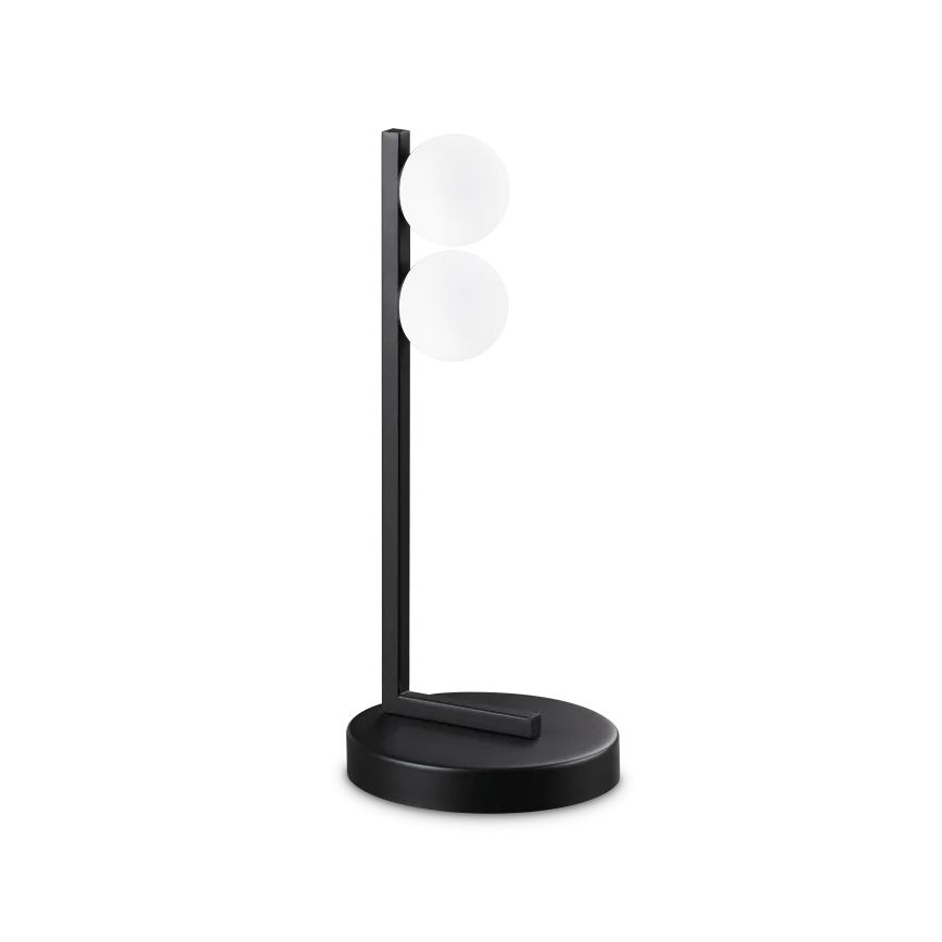Ideal Lux - LED Stolná lampa PING PONG 2xLED/3W/230V CRI 90 čierna