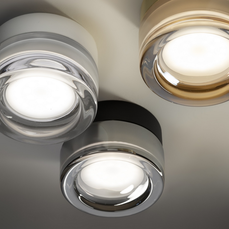 Ideal Lux - LED Kúpeľňové stropné svietidlo LOLLY 1xGX53/9W/230V pr. 10,5 cm IP44 biela/číra