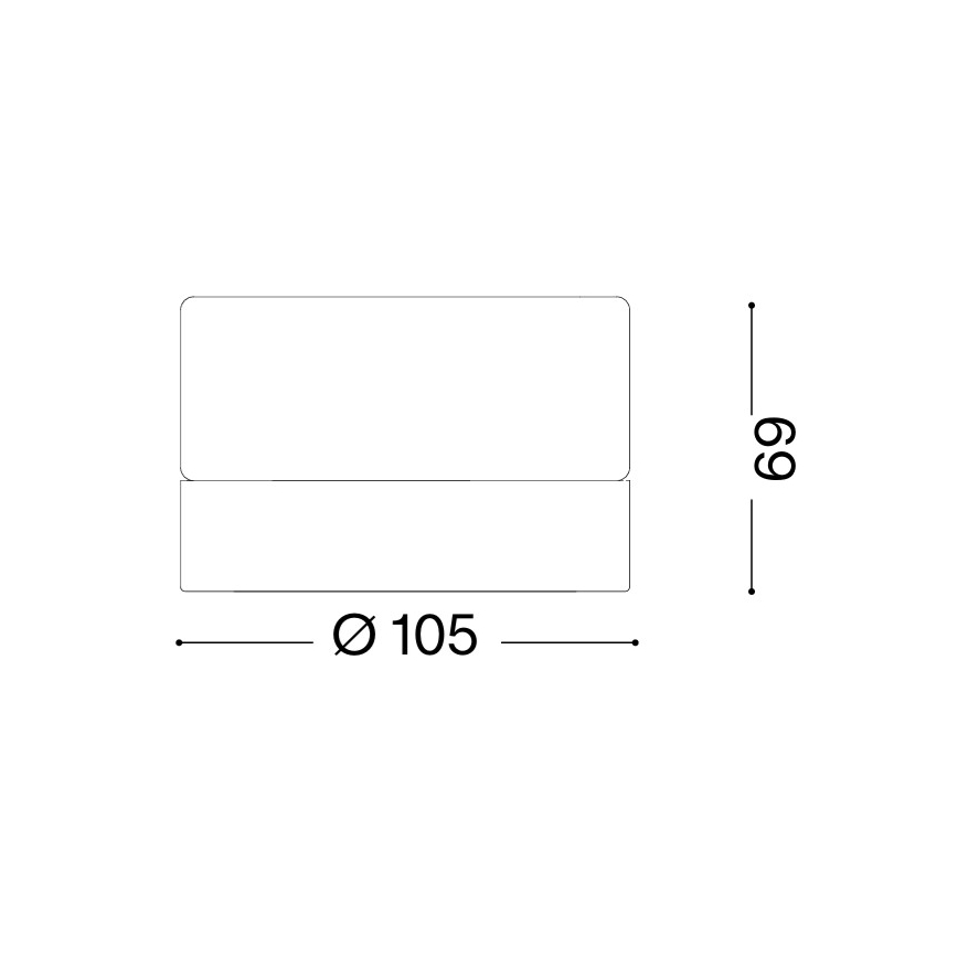 Ideal Lux - LED Kúpeľňové stropné svietidlo LOLLY 1xGX53/9W/230V pr. 10,5 cm IP44 biela/číra