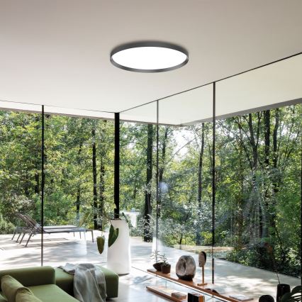 Ideal Lux - LED Stropné svietidlo FLY LED/26W/230V 2700K pr. 45 cm CRI 90 IP40 čierna