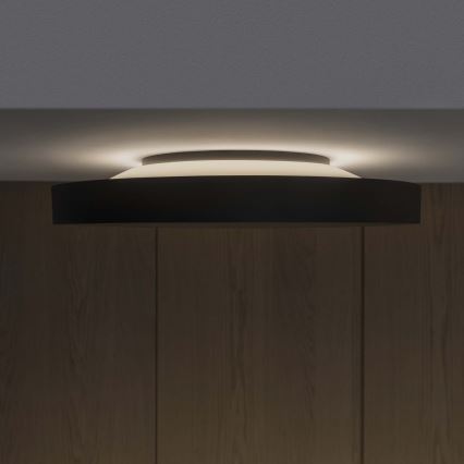 Ideal Lux - LED Stropné svietidlo FLY LED/26W/230V 2700K pr. 45 cm CRI 90 IP40 čierna