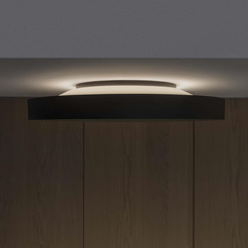 Ideal Lux - LED Stropné svietidlo FLY LED/26W/230V 2700K pr. 45 cm CRI 90 IP40 čierna