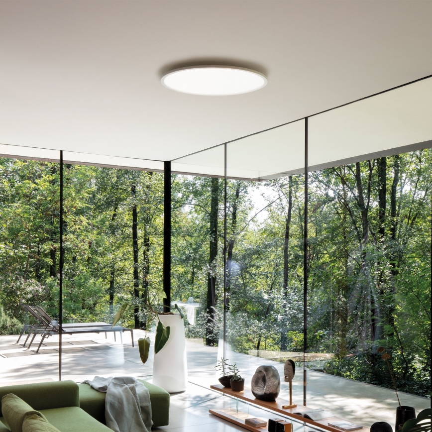 Ideal Lux - LED Stropné svietidlo FLY LED/53W/230V 2700K pr. 60 cm CRI 90 IP40 biela