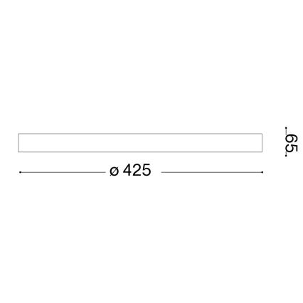 Ideal Lux - LED Stropné svietidlo GEMINI LED/23W/230V pr. 42,5 cm CRI 90 zlatá