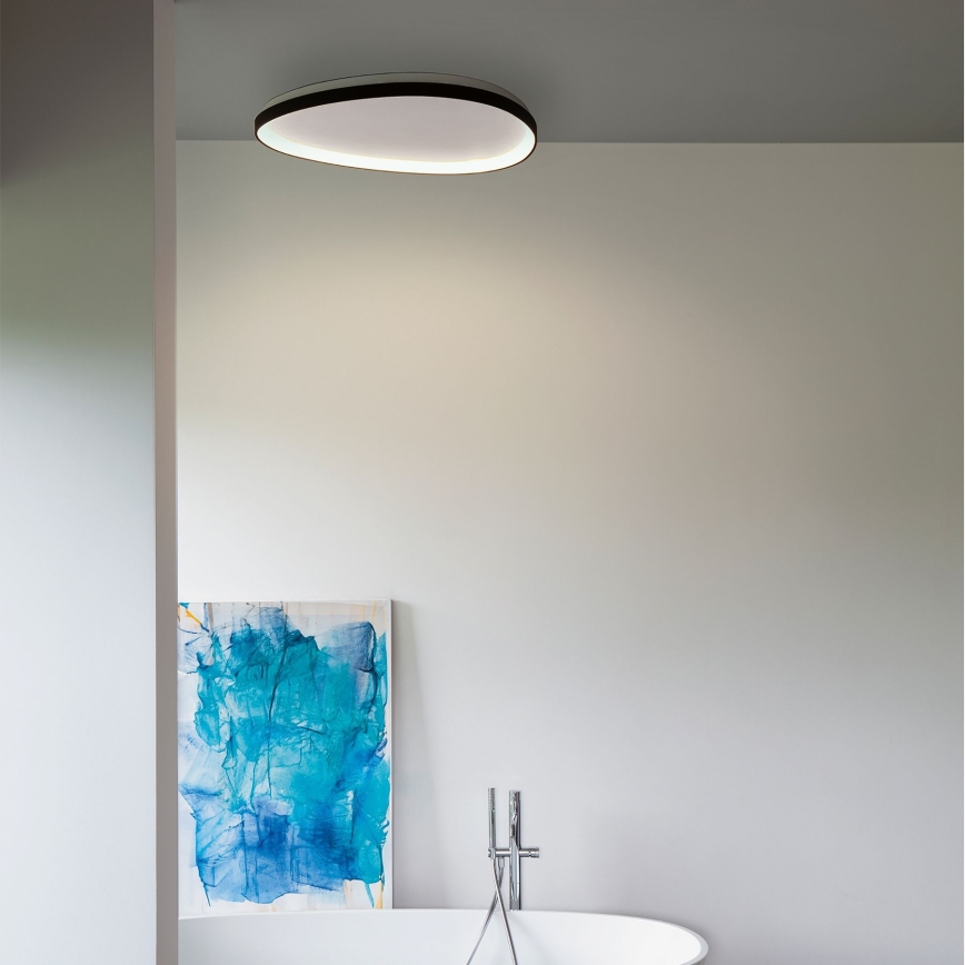 Ideal Lux - LED Stropné svietidlo GEMINI LED/42W/230V pr. 81 cm CRI 90 čierna