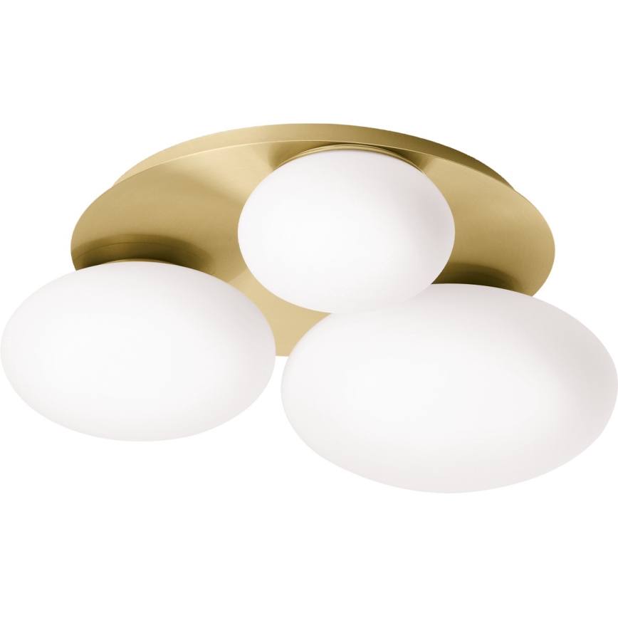 Ideal Lux - LED Stropné svietidlo NINFEA 3xGX53/9W/230V zlatá