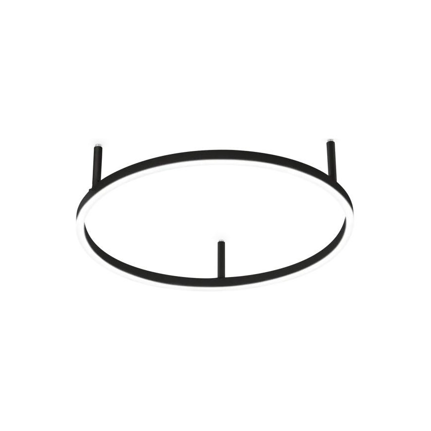 Ideal Lux - LED stropné svietidlo ORACLE SLIM LED/29W/230V 2700K CRI 90 pr. 50 cm čierne