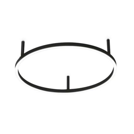 Ideal Lux - LED stropné svietidlo ORACLE SLIM LED/29W/230V 3000K CRI 90, priemer 50 cm, čierne