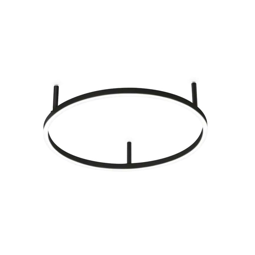 Ideal Lux - LED stropné svietidlo ORACLE SLIM LED/29W/230V 3000K CRI 90, priemer 50 cm, čierne