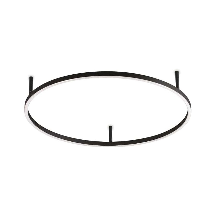 Ideal Lux - LED stropné svietidlo ORACLE SLIM LED/37W/230V 3000K CRI 90 priemer 70 cm čierne