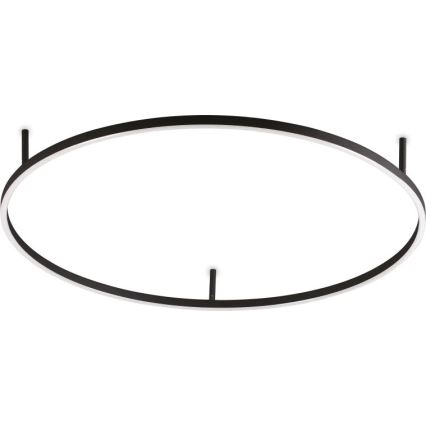 Ideal Lux - LED stropné svietidlo ORACLE SLIM LED/53W/230V 4000K CRI 90 pr. 90 cm čierne