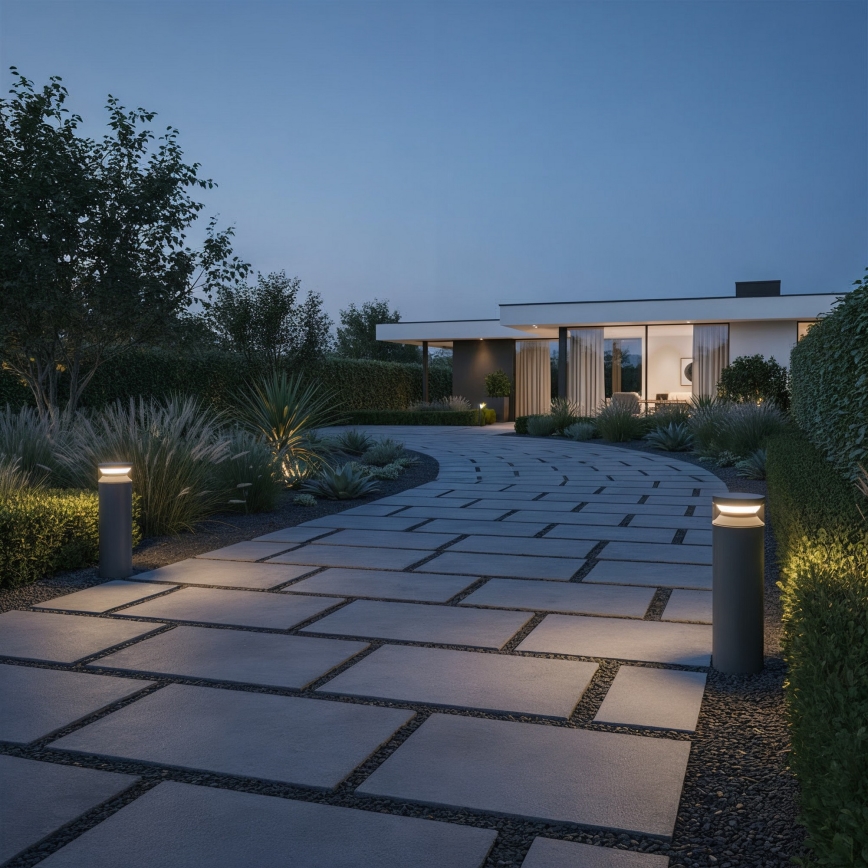 Ideal Lux - LED Vonkajšia lampa BOEING LED/14W/230V 40 cm CRI 90 IP65 antracit