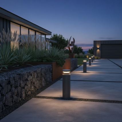 Ideal Lux - LED Vonkajšia lampa BOEING LED/14W/230V 40 cm CRI 90 IP65 čierna