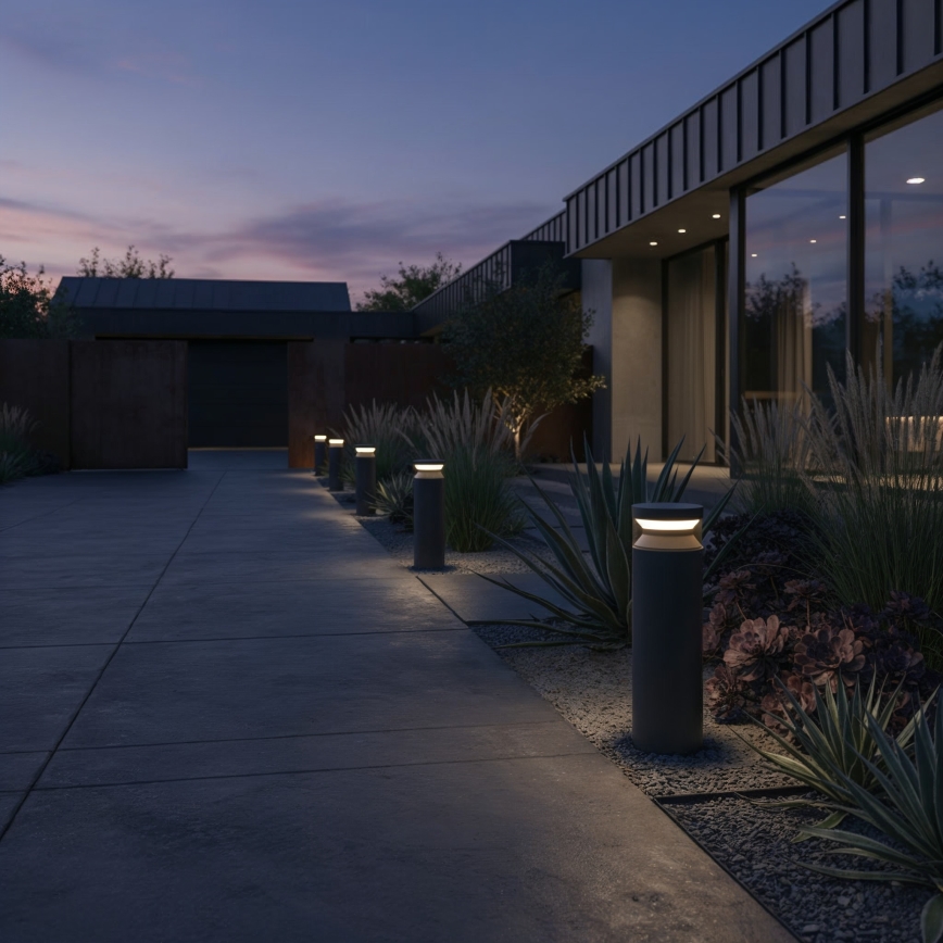 Ideal Lux - LED Vonkajšia lampa BOEING LED/14W/230V 40 cm CRI 90 IP65 čierna