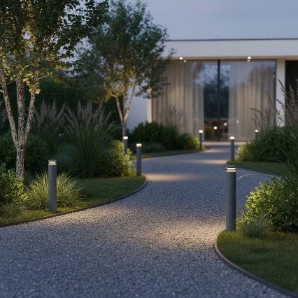 Ideal Lux - LED Vonkajšia lampa BOEING LED/14W/230V pr. 70 cm CRI 90 IP65 antracit