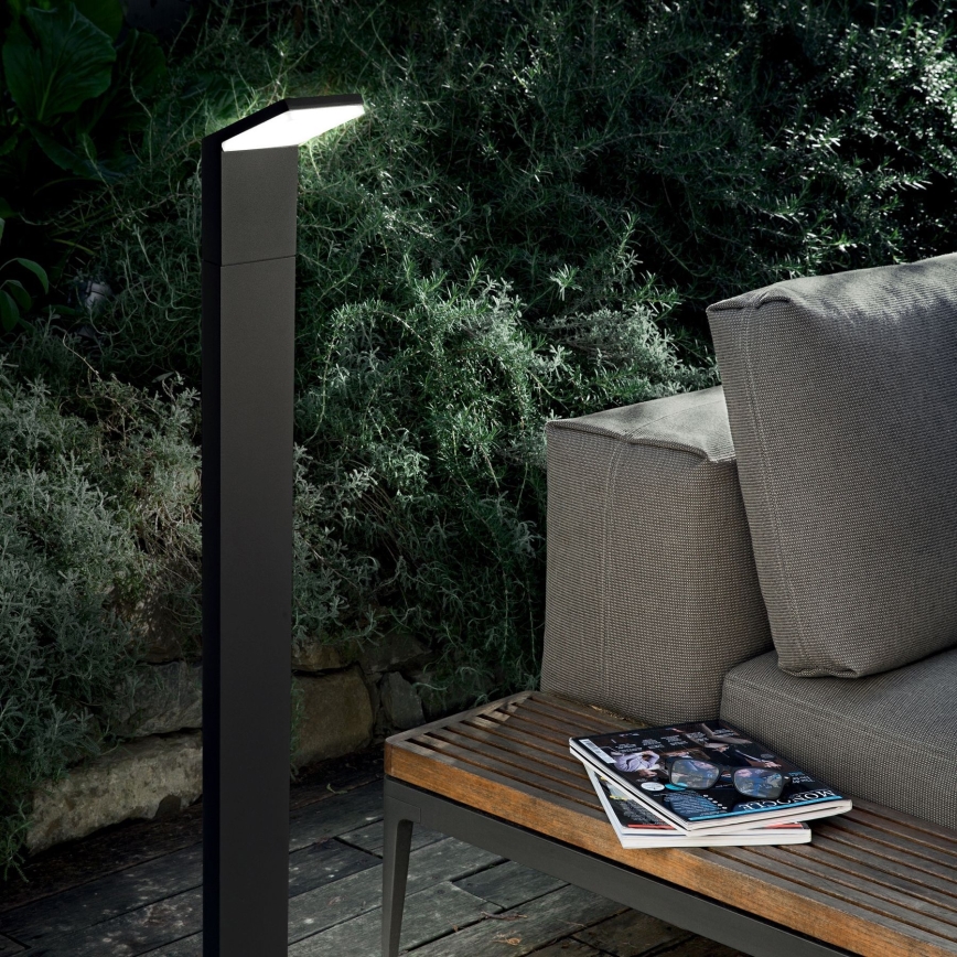 Ideal Lux- LED Vonkajšia lampa STYLE LED/8,5W/230V 4000K 100 cm CRI 90 IP54 čierna
