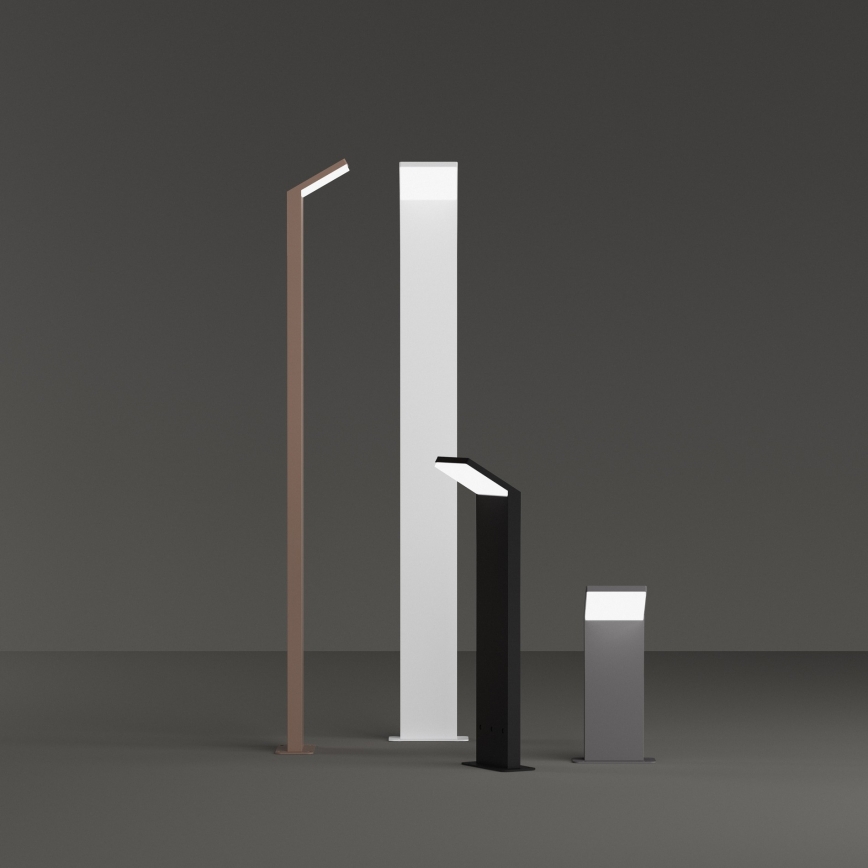 Ideal Lux- LED Vonkajšia lampa STYLE LED/8,5W/230V 4000K 100 cm CRI 90 IP54 čierna