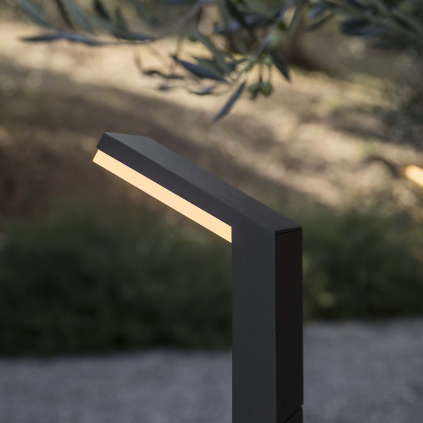 Ideal Lux - LED Vonkajšia lampa STYLE LED/8,5W/230V 4000K 50 cm CRI 90 IP54 čierna