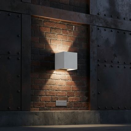 Ideal Lux - LED Vonkajšie nástenné svietidlo ATOM LED/12W/230V CRI 90 IP54 biela